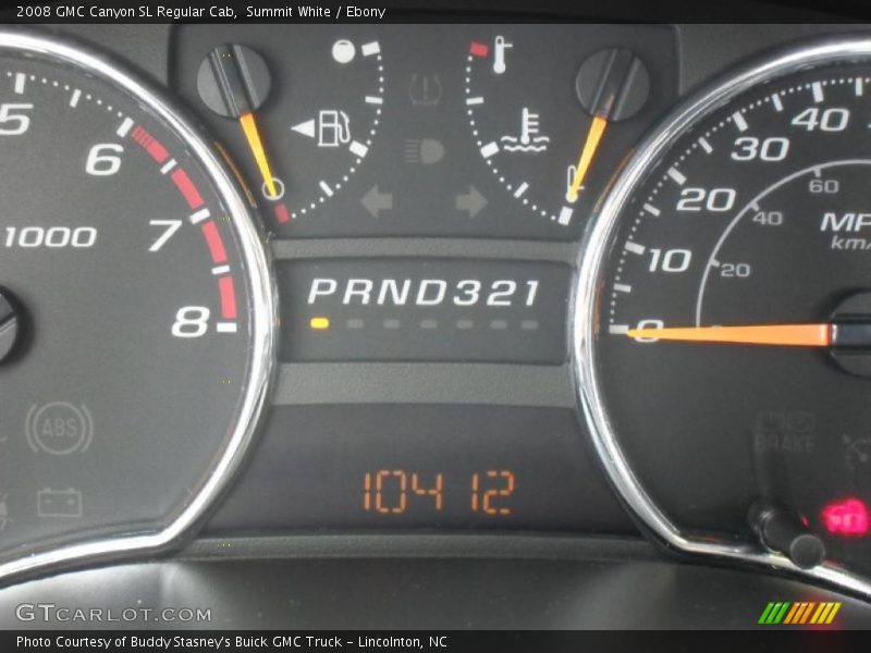 Summit White / Ebony 2008 GMC Canyon SL Regular Cab