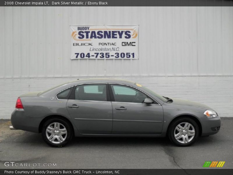 Dark Silver Metallic / Ebony Black 2008 Chevrolet Impala LT