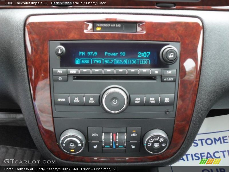 Dark Silver Metallic / Ebony Black 2008 Chevrolet Impala LT