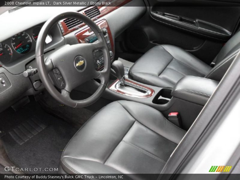 Dark Silver Metallic / Ebony Black 2008 Chevrolet Impala LT