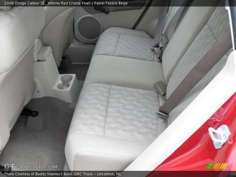 Inferno Red Crystal Pearl / Pastel Pebble Beige 2008 Dodge Caliber SE