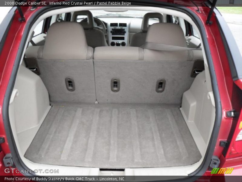 Inferno Red Crystal Pearl / Pastel Pebble Beige 2008 Dodge Caliber SE