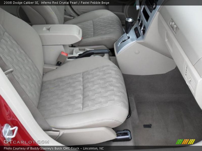 Inferno Red Crystal Pearl / Pastel Pebble Beige 2008 Dodge Caliber SE