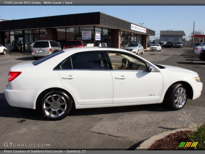 White Suede / Sand 2008 Lincoln MKZ Sedan