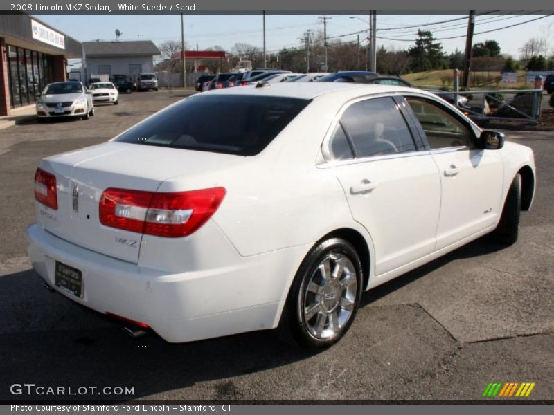 White Suede / Sand 2008 Lincoln MKZ Sedan