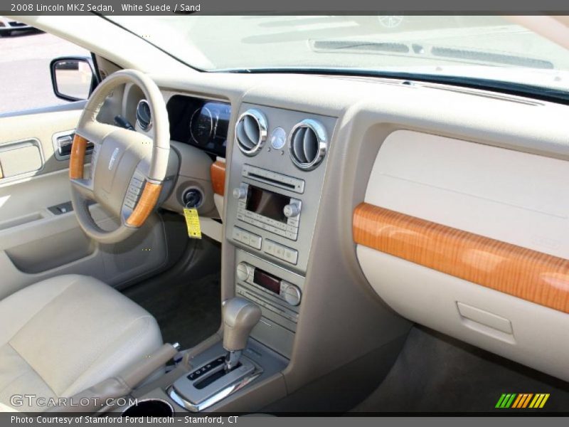 White Suede / Sand 2008 Lincoln MKZ Sedan