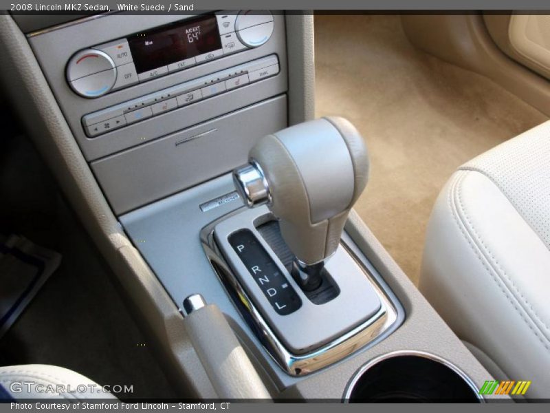 White Suede / Sand 2008 Lincoln MKZ Sedan