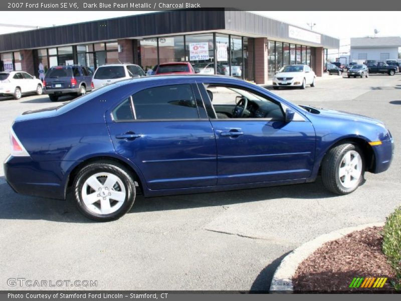 Dark Blue Pearl Metallic / Charcoal Black 2007 Ford Fusion SE V6