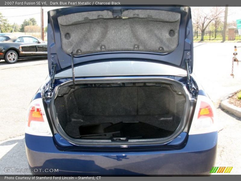 Dark Blue Pearl Metallic / Charcoal Black 2007 Ford Fusion SE V6