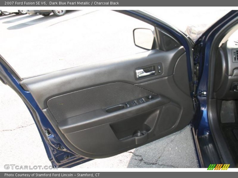 Dark Blue Pearl Metallic / Charcoal Black 2007 Ford Fusion SE V6