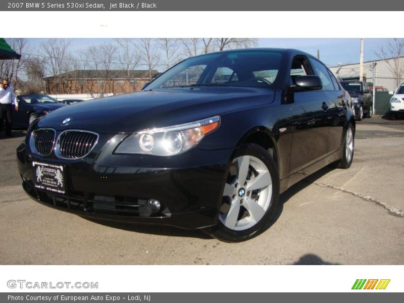 Jet Black / Black 2007 BMW 5 Series 530xi Sedan