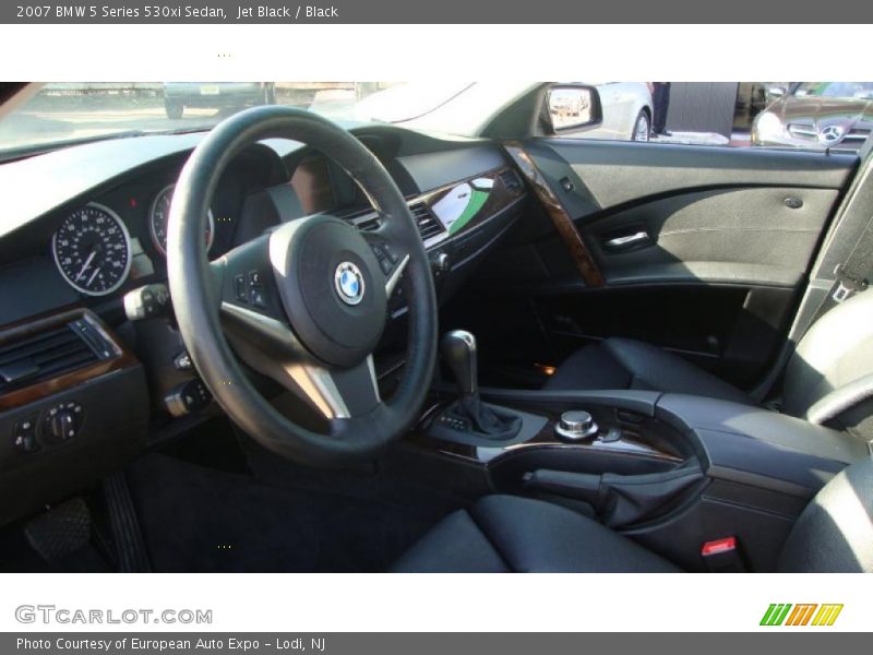 Jet Black / Black 2007 BMW 5 Series 530xi Sedan