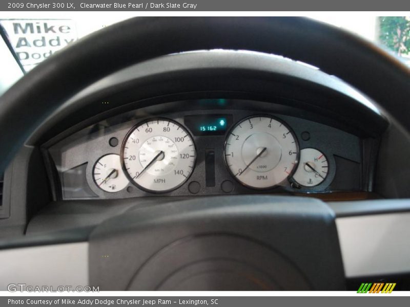 Clearwater Blue Pearl / Dark Slate Gray 2009 Chrysler 300 LX