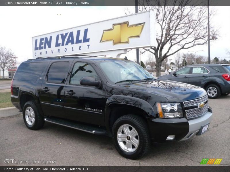 Black / Ebony 2009 Chevrolet Suburban Z71 4x4