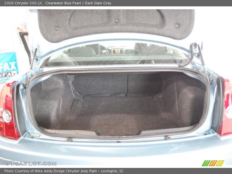 Clearwater Blue Pearl / Dark Slate Gray 2009 Chrysler 300 LX