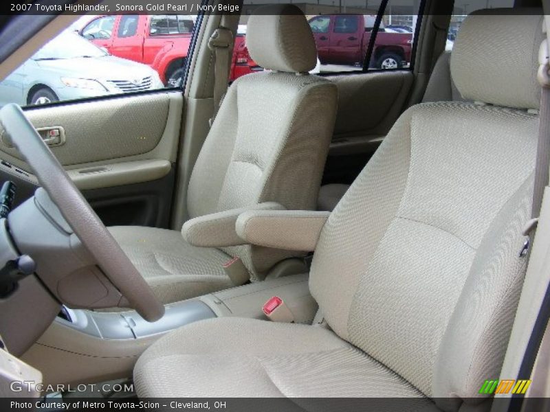 Sonora Gold Pearl / Ivory Beige 2007 Toyota Highlander