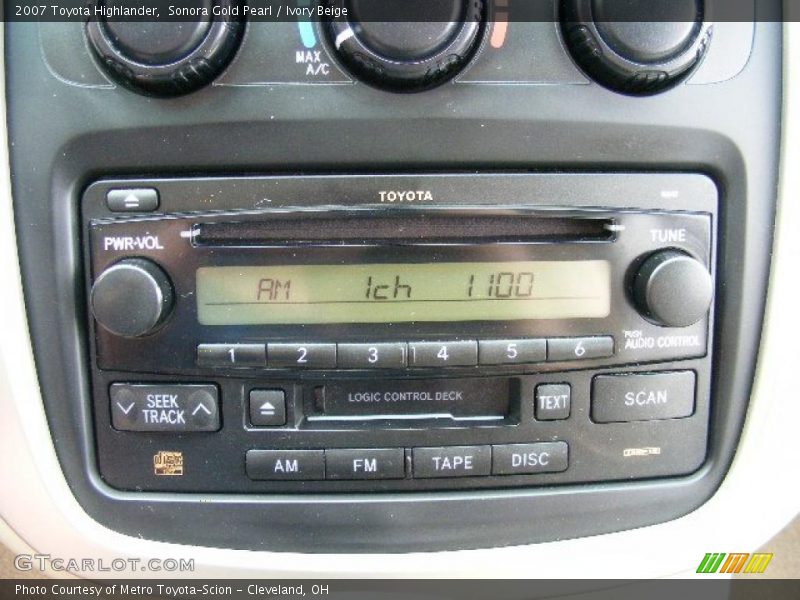 Sonora Gold Pearl / Ivory Beige 2007 Toyota Highlander
