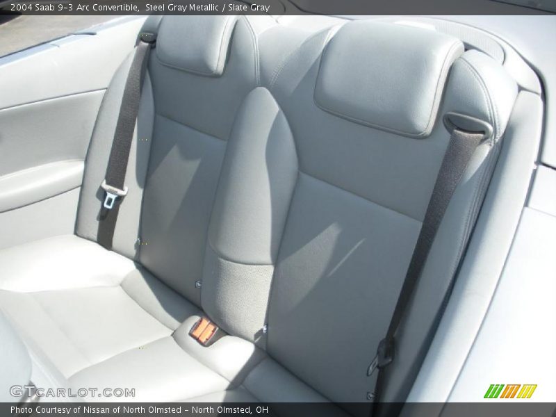 Steel Gray Metallic / Slate Gray 2004 Saab 9-3 Arc Convertible