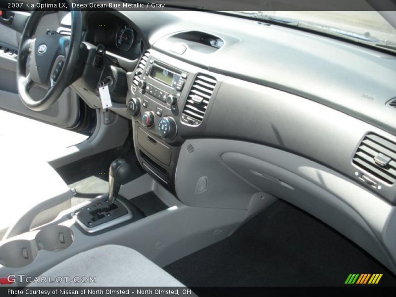Deep Ocean Blue Metallic / Gray 2007 Kia Optima LX
