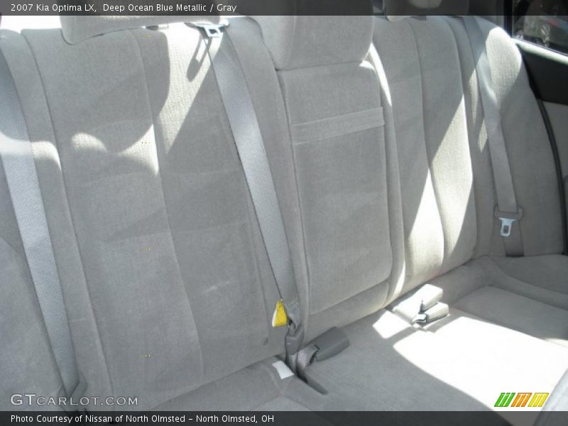 Deep Ocean Blue Metallic / Gray 2007 Kia Optima LX