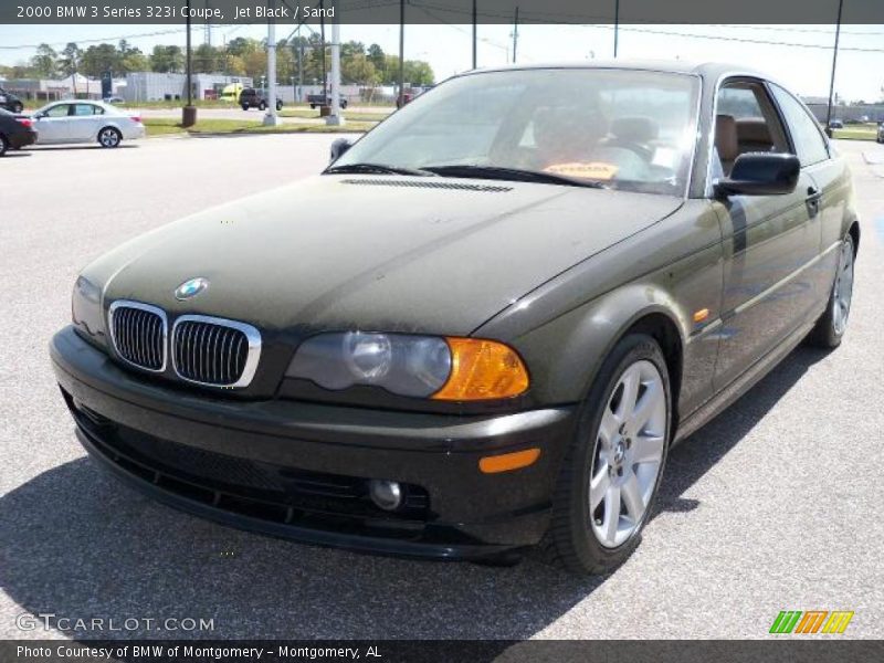 Jet Black / Sand 2000 BMW 3 Series 323i Coupe