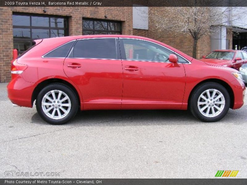 Barcelona Red Metallic / Gray 2009 Toyota Venza I4