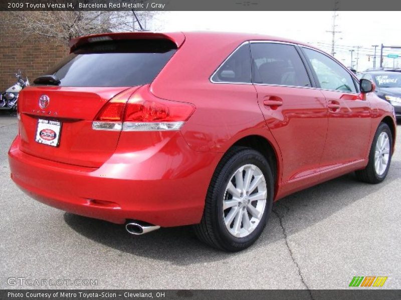 Barcelona Red Metallic / Gray 2009 Toyota Venza I4