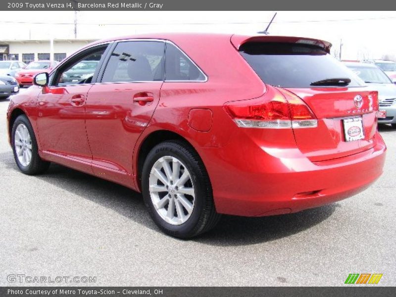 Barcelona Red Metallic / Gray 2009 Toyota Venza I4