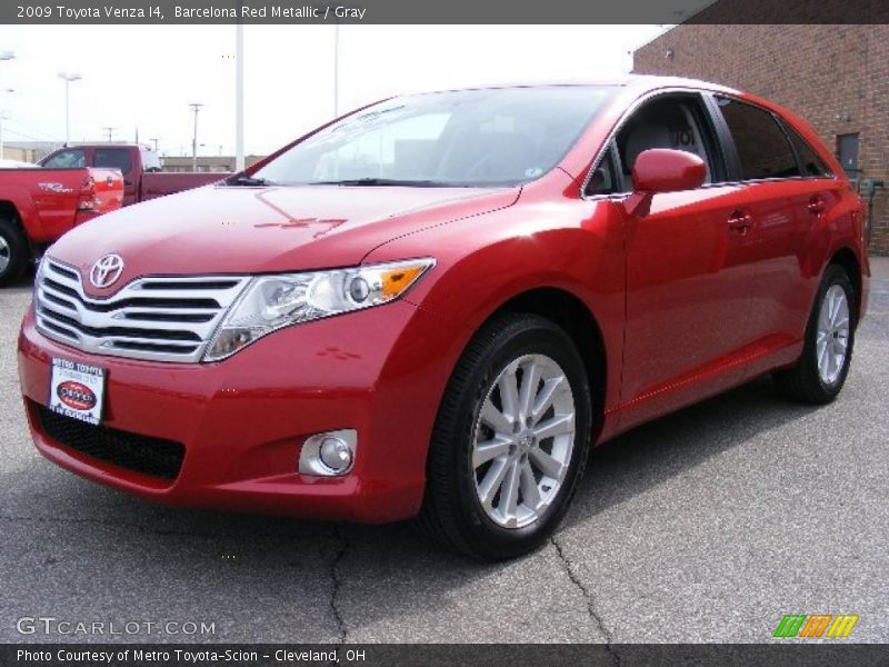Barcelona Red Metallic / Gray 2009 Toyota Venza I4