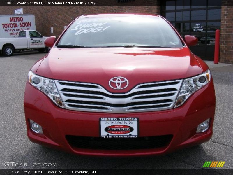 Barcelona Red Metallic / Gray 2009 Toyota Venza I4