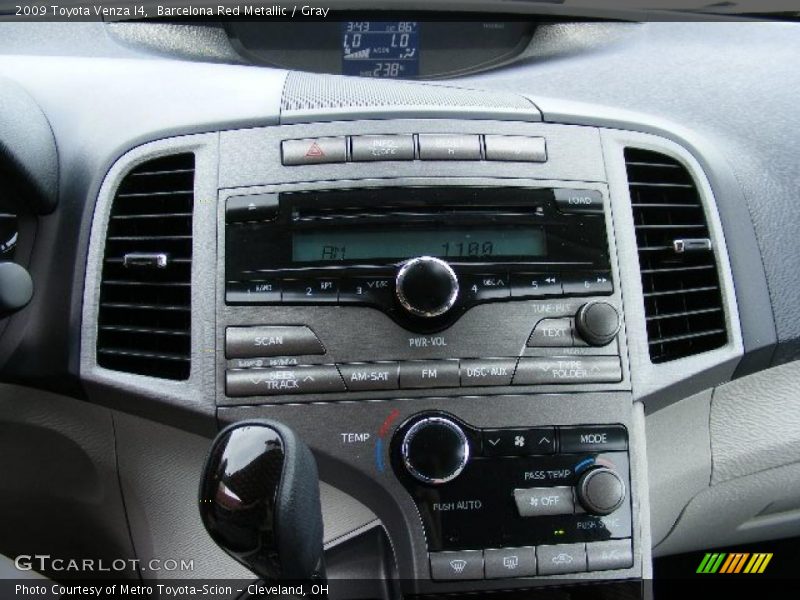 Barcelona Red Metallic / Gray 2009 Toyota Venza I4