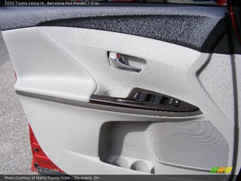Barcelona Red Metallic / Gray 2009 Toyota Venza I4