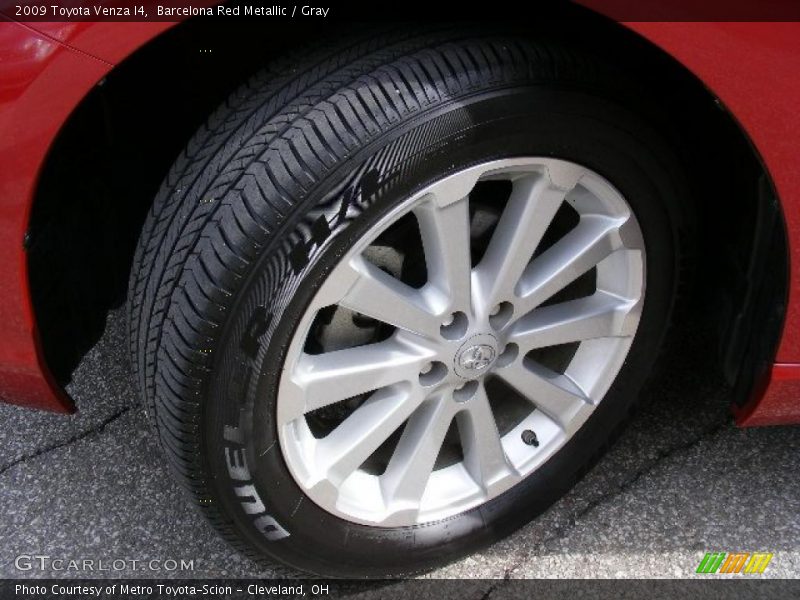 Barcelona Red Metallic / Gray 2009 Toyota Venza I4