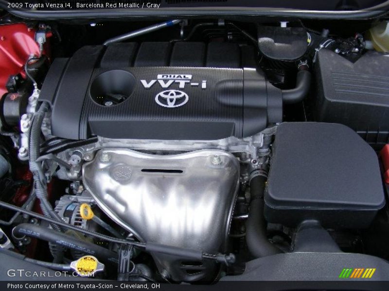 Barcelona Red Metallic / Gray 2009 Toyota Venza I4