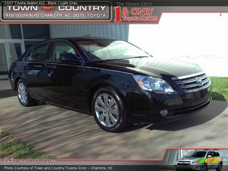 Black / Light Gray 2007 Toyota Avalon XLS