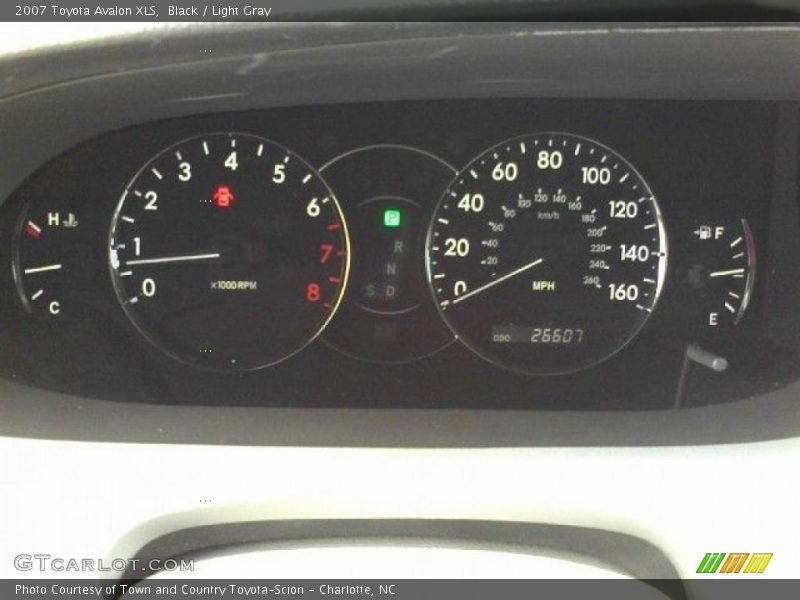 Black / Light Gray 2007 Toyota Avalon XLS