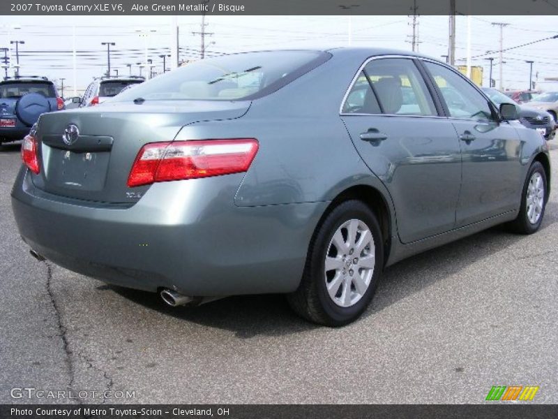 Aloe Green Metallic / Bisque 2007 Toyota Camry XLE V6