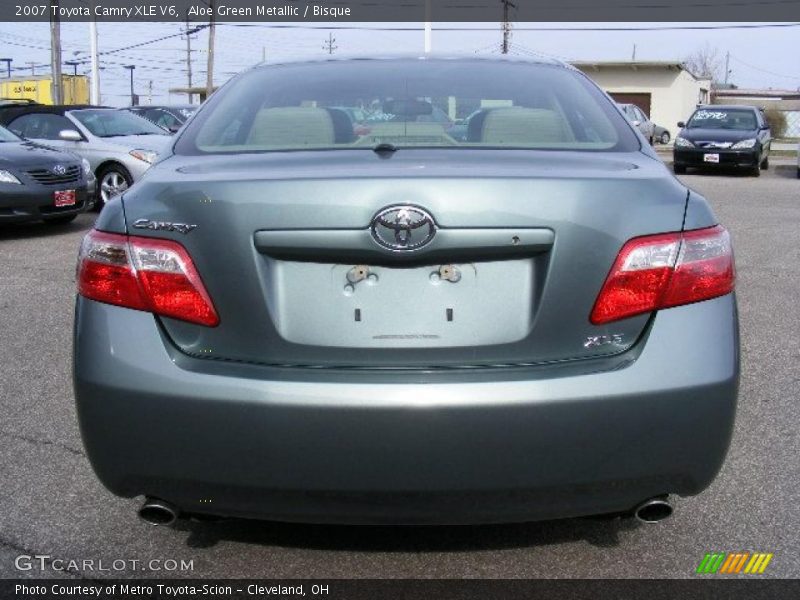 Aloe Green Metallic / Bisque 2007 Toyota Camry XLE V6