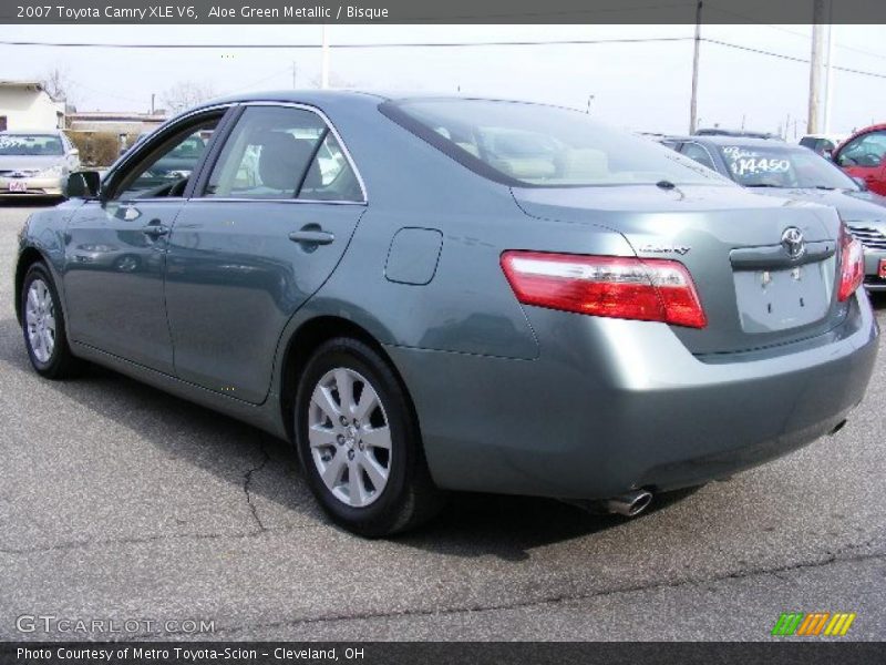 Aloe Green Metallic / Bisque 2007 Toyota Camry XLE V6