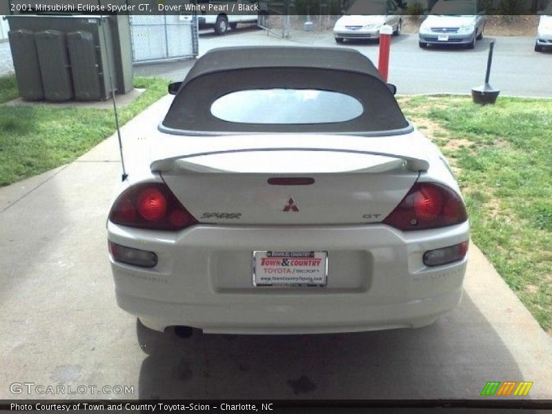 Dover White Pearl / Black 2001 Mitsubishi Eclipse Spyder GT