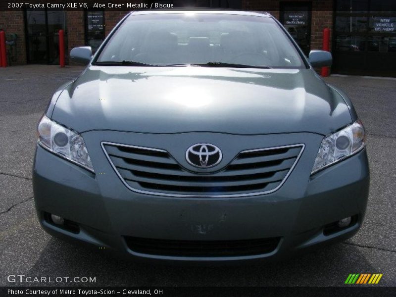 Aloe Green Metallic / Bisque 2007 Toyota Camry XLE V6