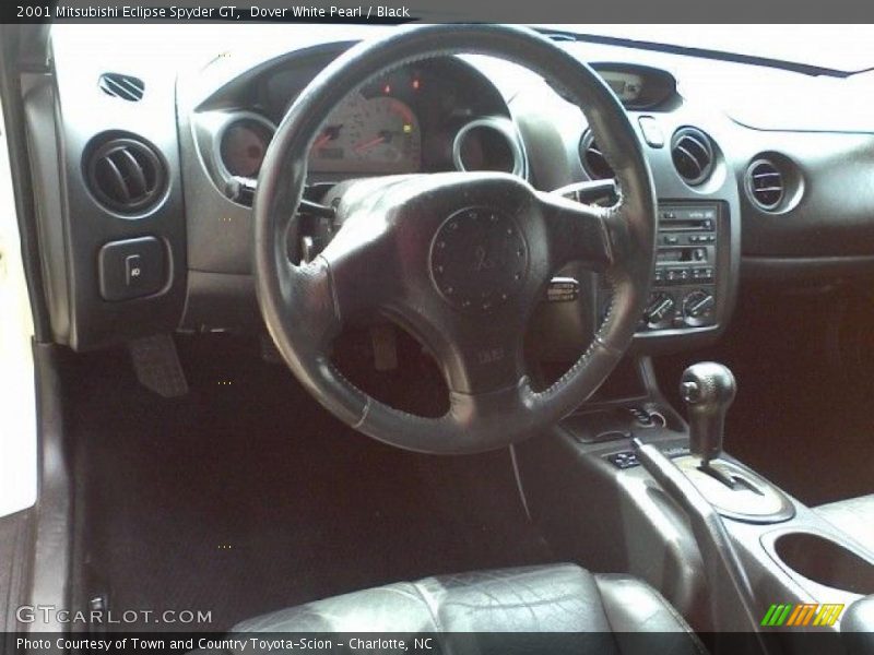Dover White Pearl / Black 2001 Mitsubishi Eclipse Spyder GT
