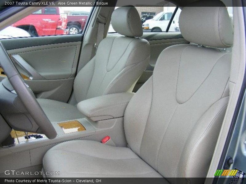 Aloe Green Metallic / Bisque 2007 Toyota Camry XLE V6