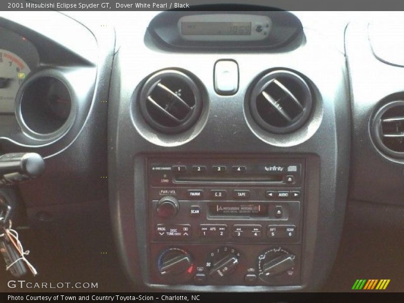 Dover White Pearl / Black 2001 Mitsubishi Eclipse Spyder GT