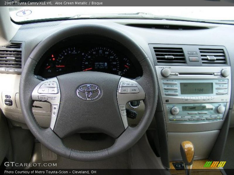 Aloe Green Metallic / Bisque 2007 Toyota Camry XLE V6