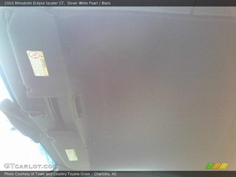 Dover White Pearl / Black 2001 Mitsubishi Eclipse Spyder GT