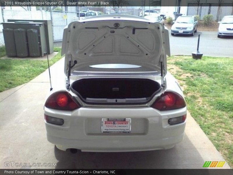 Dover White Pearl / Black 2001 Mitsubishi Eclipse Spyder GT