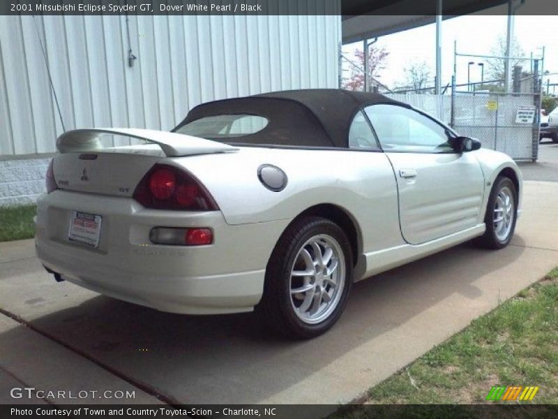 Dover White Pearl / Black 2001 Mitsubishi Eclipse Spyder GT