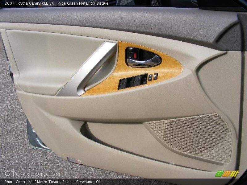 Aloe Green Metallic / Bisque 2007 Toyota Camry XLE V6