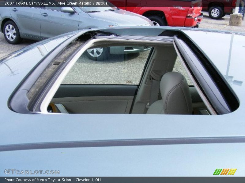 Aloe Green Metallic / Bisque 2007 Toyota Camry XLE V6